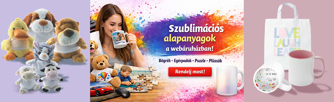 Szublimációs kellékanyagok